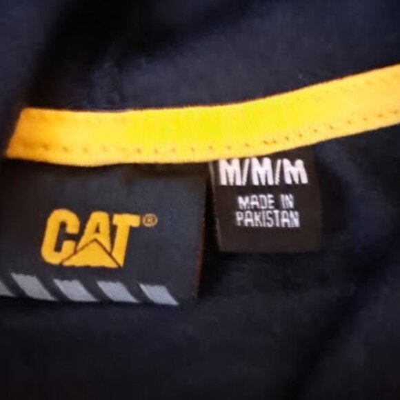 Caterpillar Men's Black Trademark Hoodie Size Medium - Picture 6 of 8